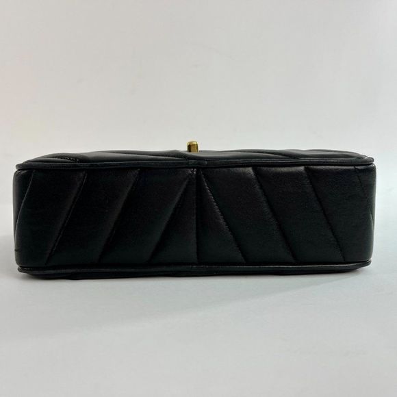CHANEL Black Crossbody Bag with Gold Accents - Picture 7 of 13